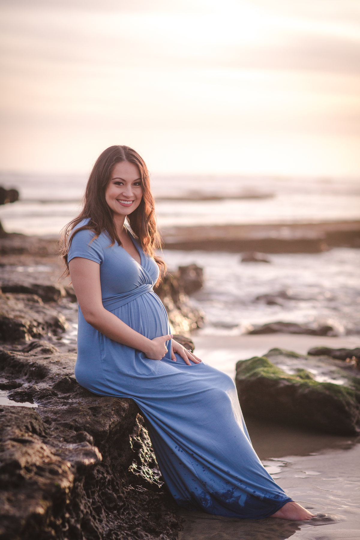 Beach Maternity San Diego Maternity Photographer - Cardiff La Jolla San Diego Coronado Beach Photography